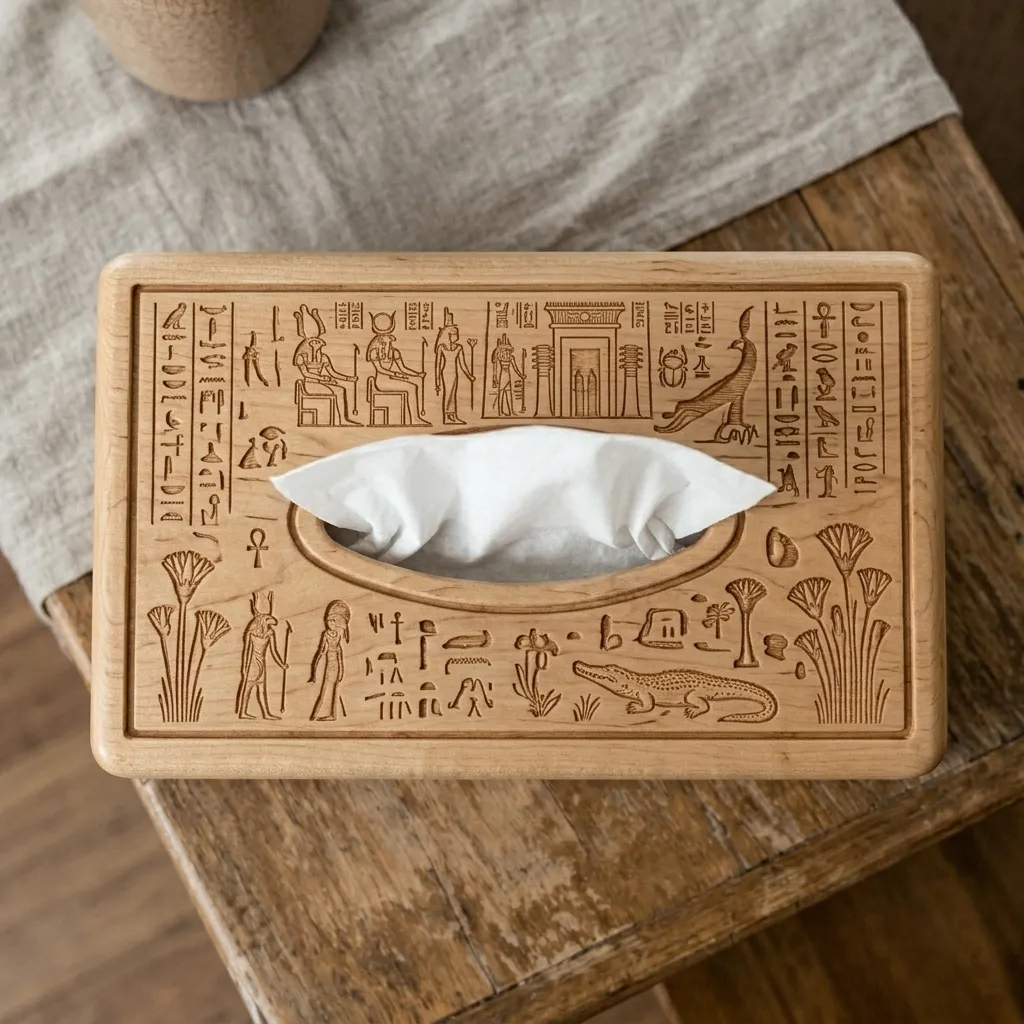 Wooden Tissue Box Cover Petronas Twin Towers Home Decor - Image 3
